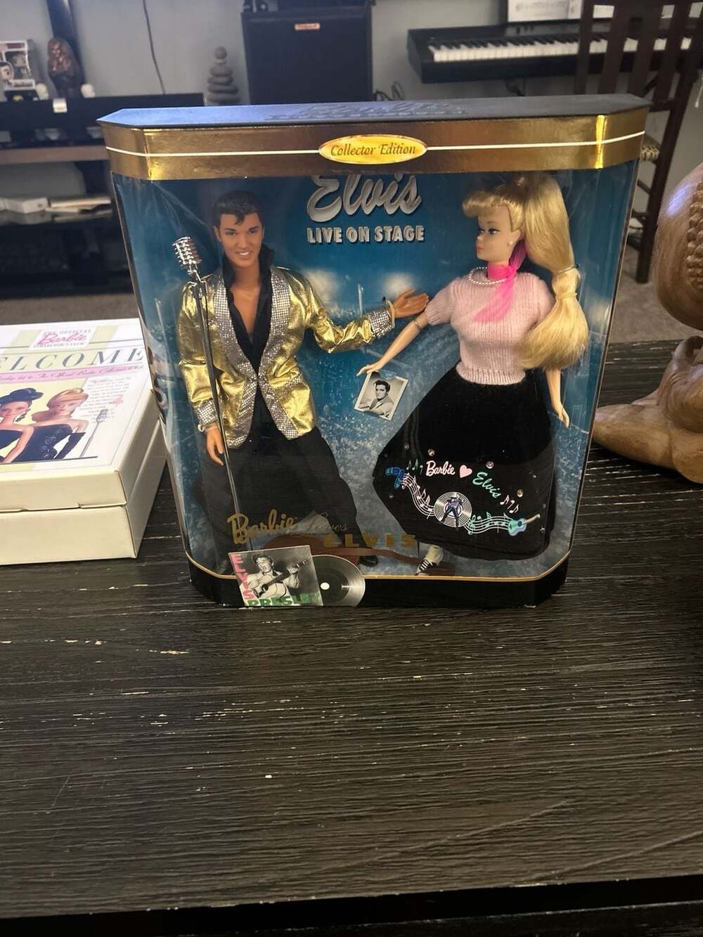 Barbie Barbie Loves Elvis 1997 Collector Edition Live on Stage Doll Set